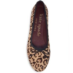 kate spade new york women’s animal print honey ballet flats size 7